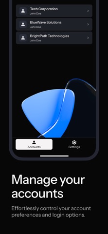 KZero Passwordless iPhone screenshot