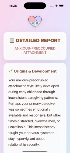 Attachment Style Quiz screenshot 3
