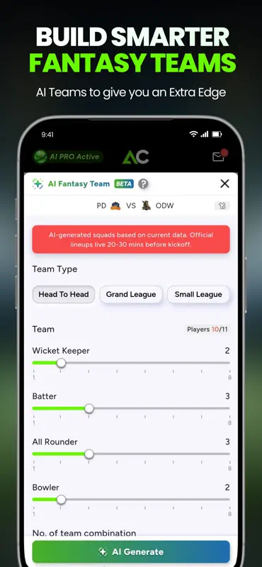 AllCric AI-Cricket Predictions screenshot 6 of 6