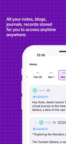 Transcripta - AI Voice Notes screenshot