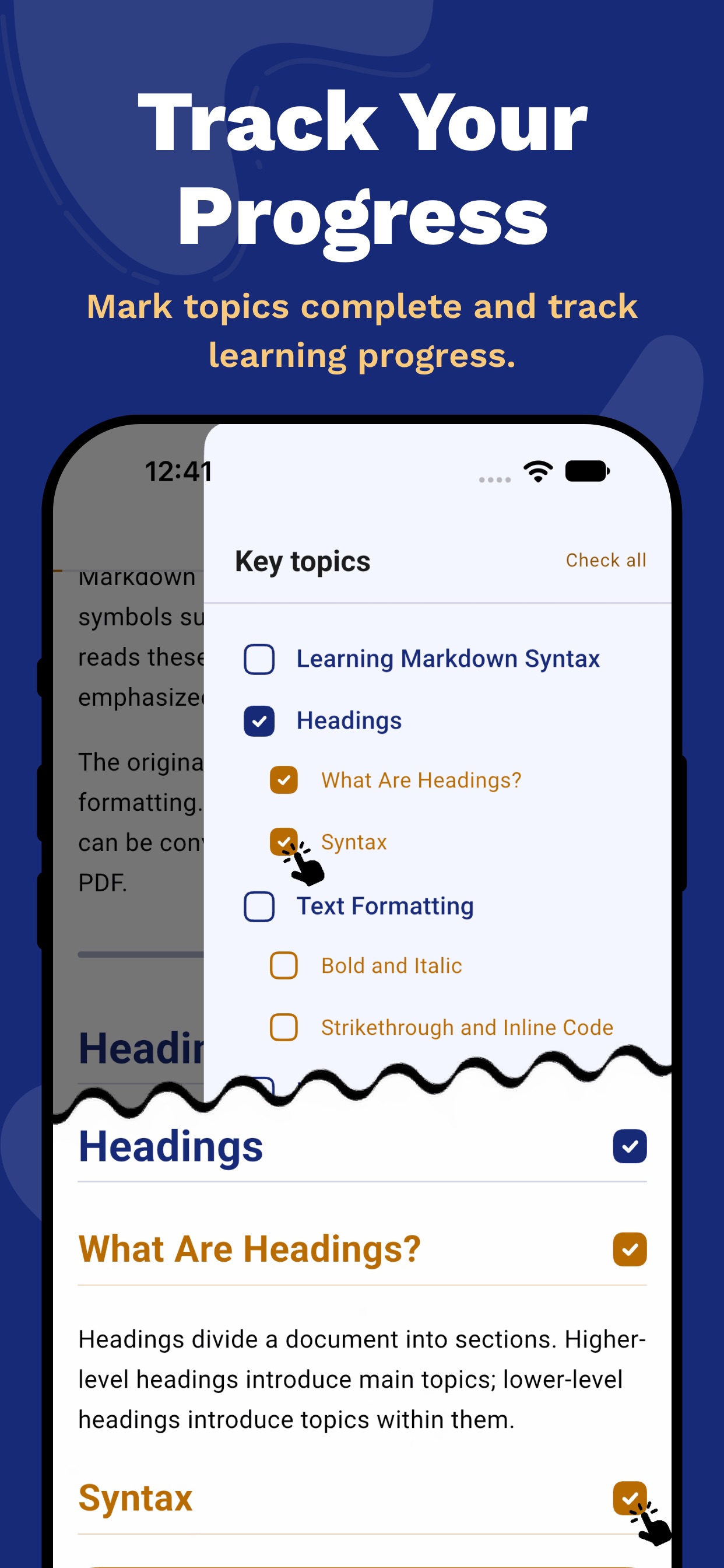 Screenshot 4 of Marvium: Markdown Learning