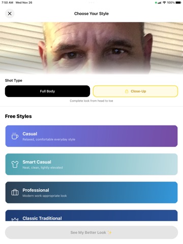 BetterLook iPad screenshot