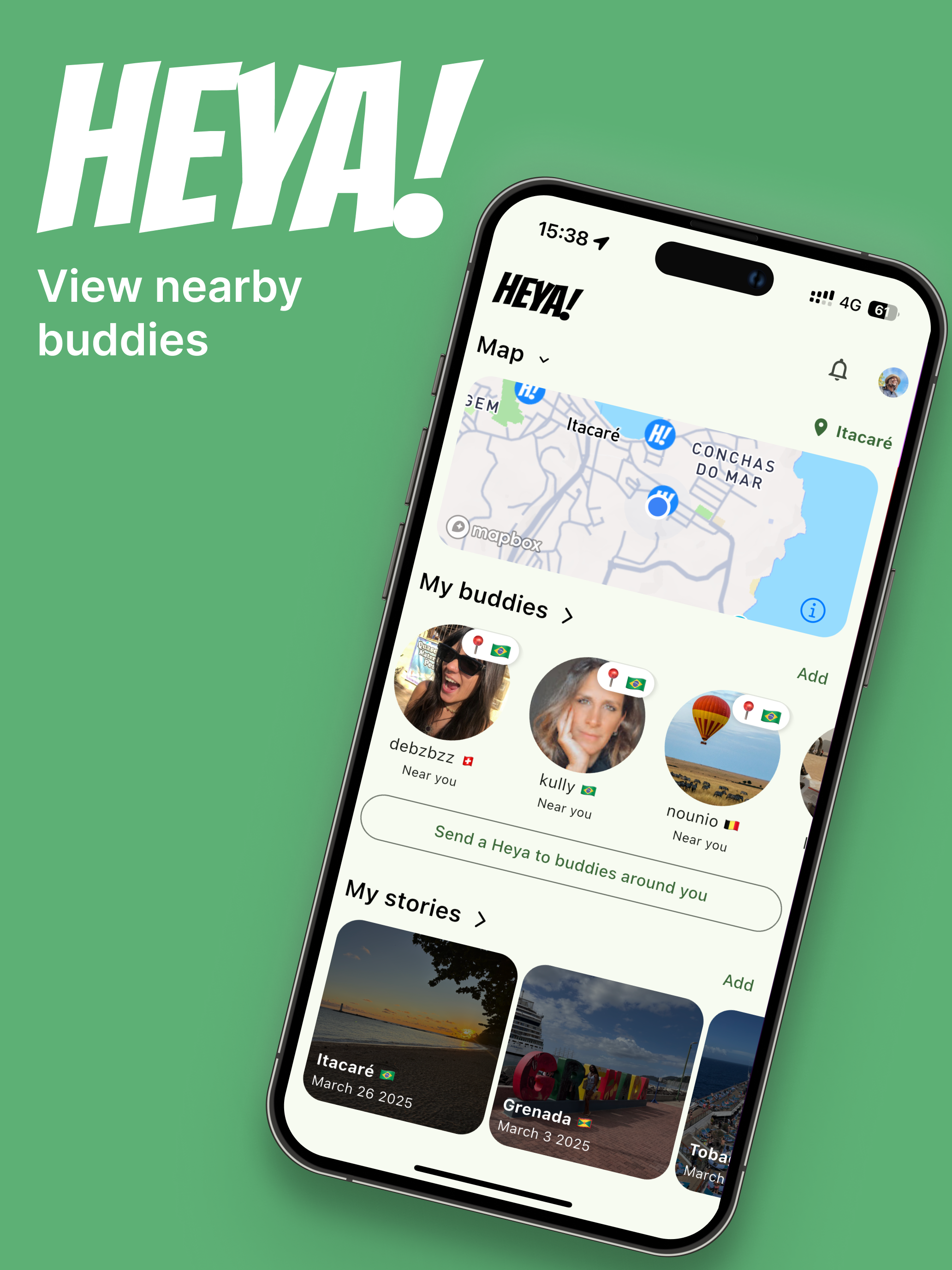 Heya! : Travel buddies