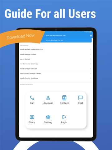 Guides for imo Video Chat Call iPad screenshot 2