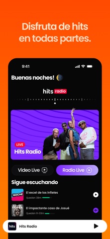 Hits: radio y podcasts screenshot