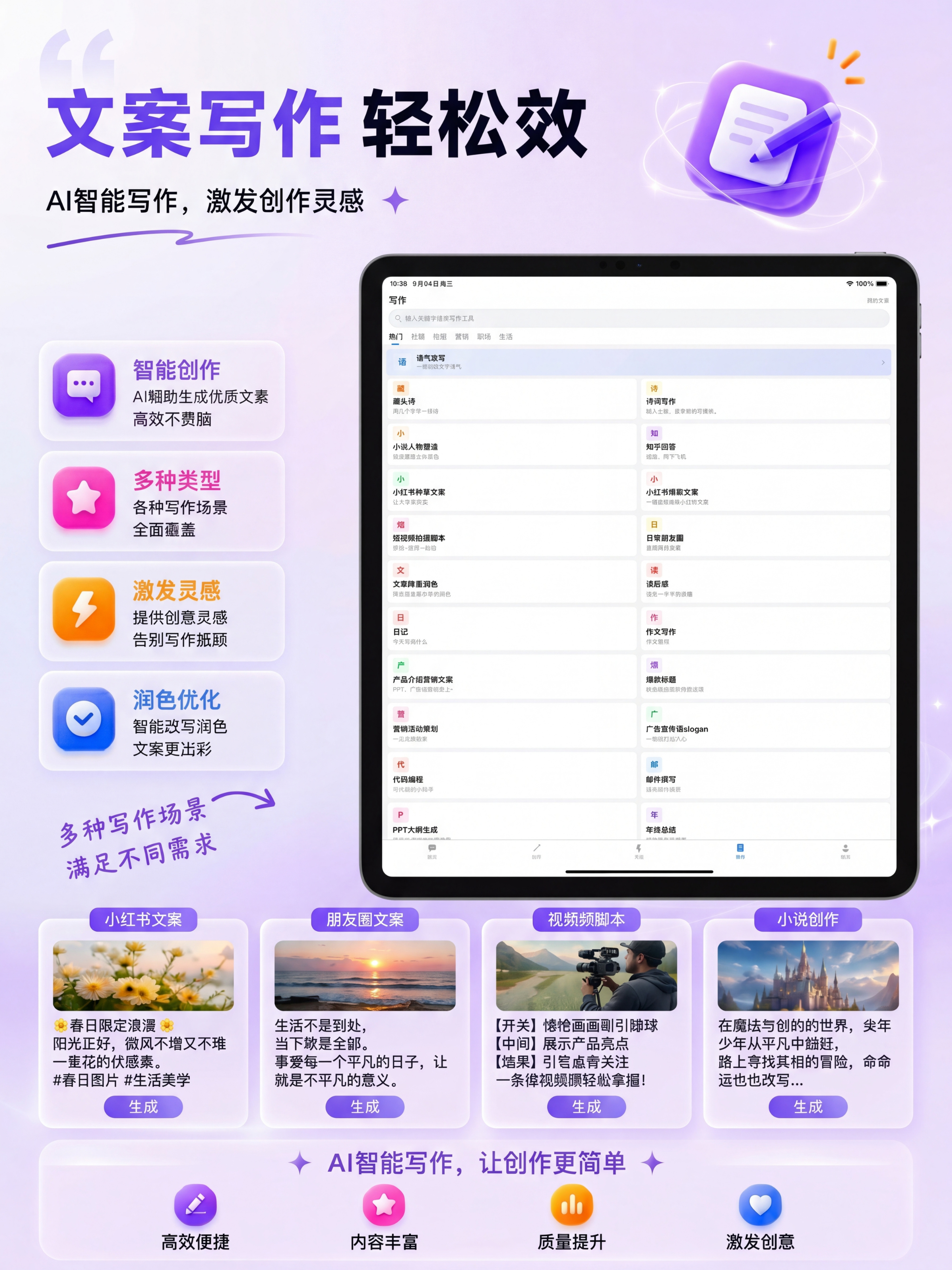 创意喵 - AI自媒体视频创作、短漫剧创作、带货视频、数字人