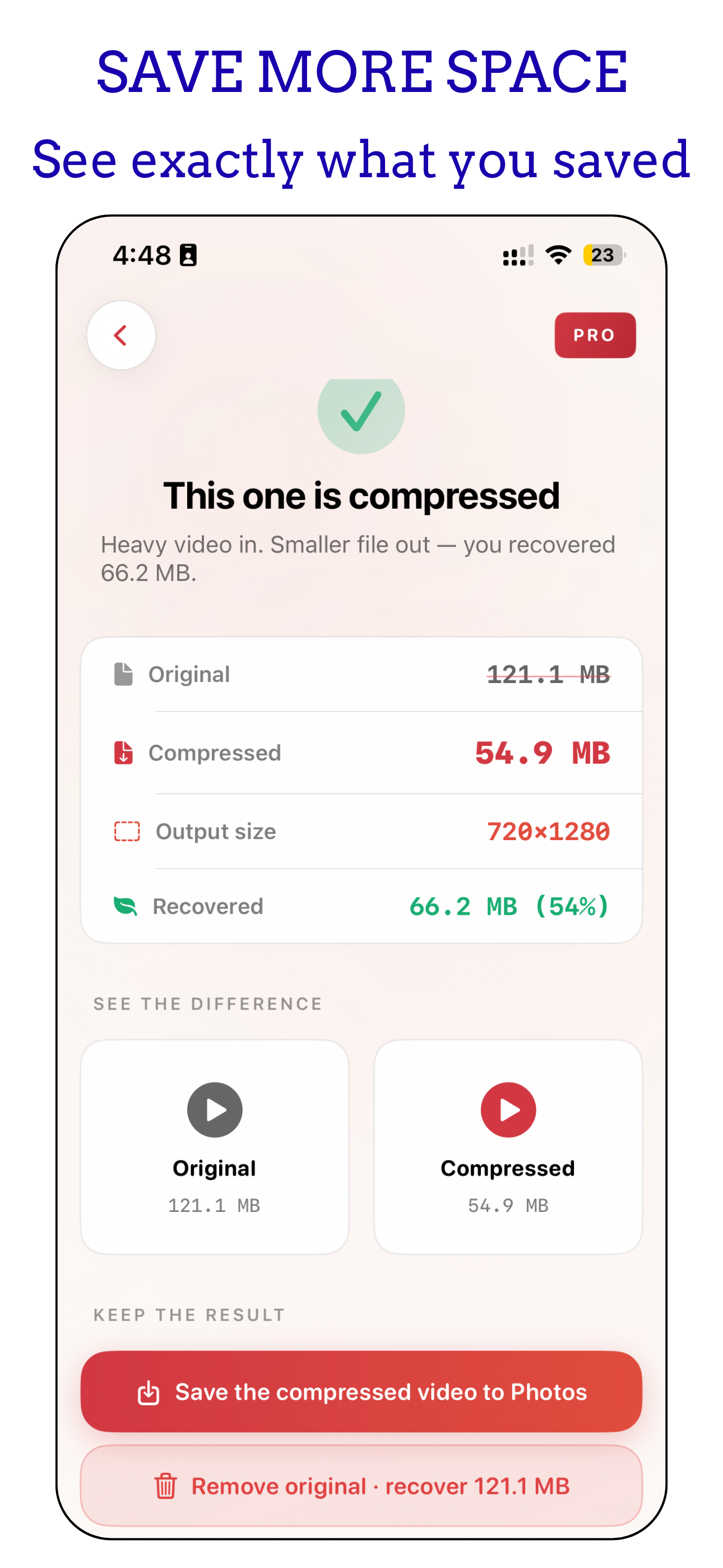 Video Compressor: VidQing screenshot 5