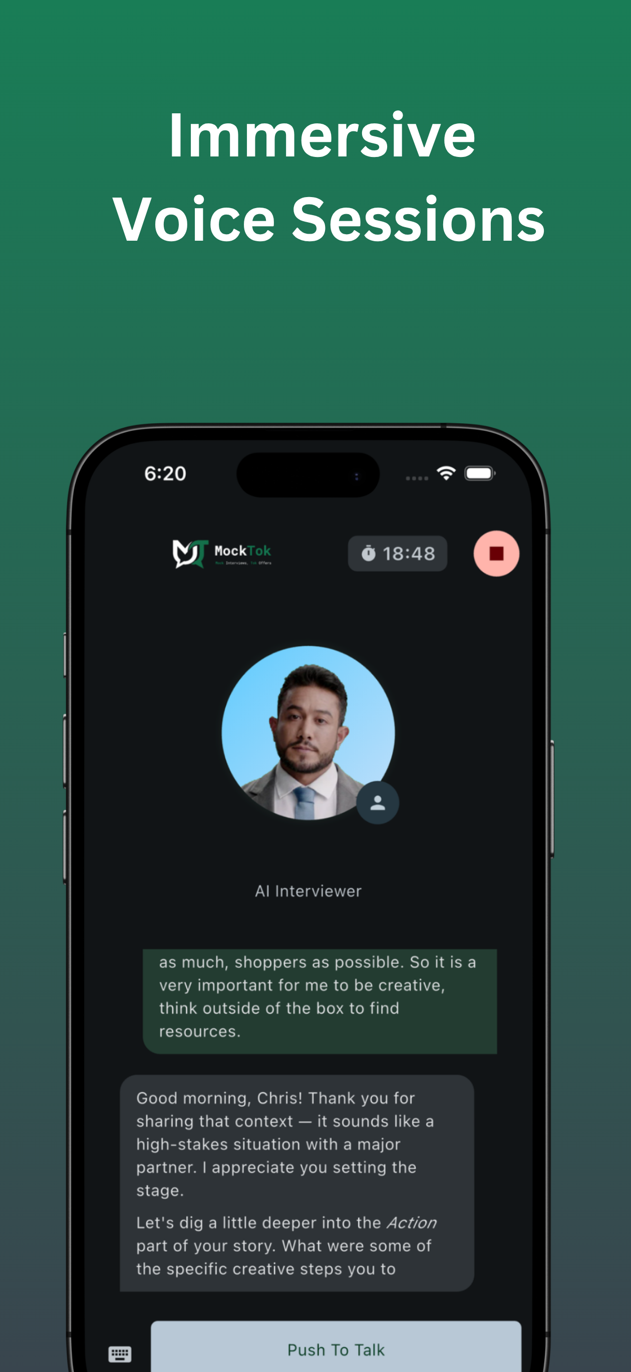 MockTok - Mock Interview AI