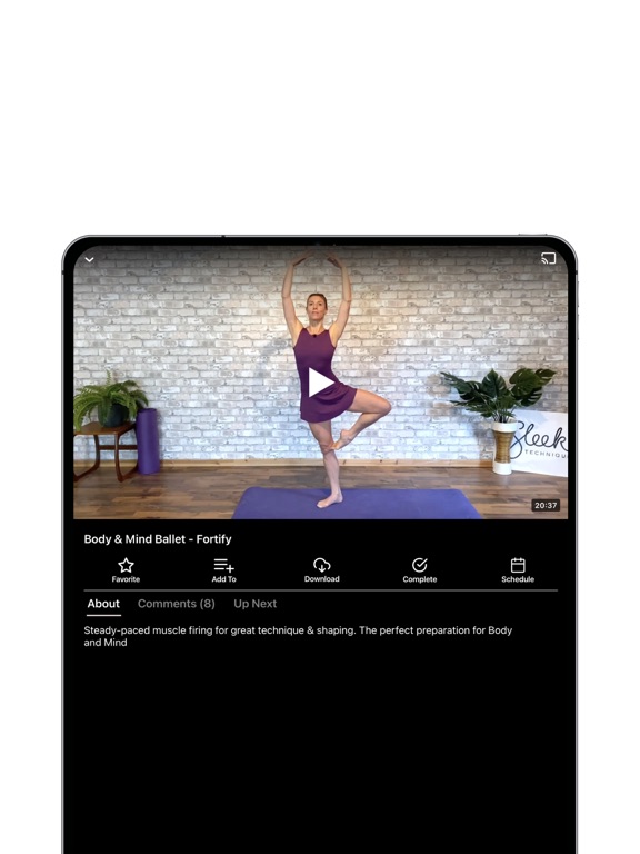 Sleek Technique iPad screenshot 4 - Health & Fitness app