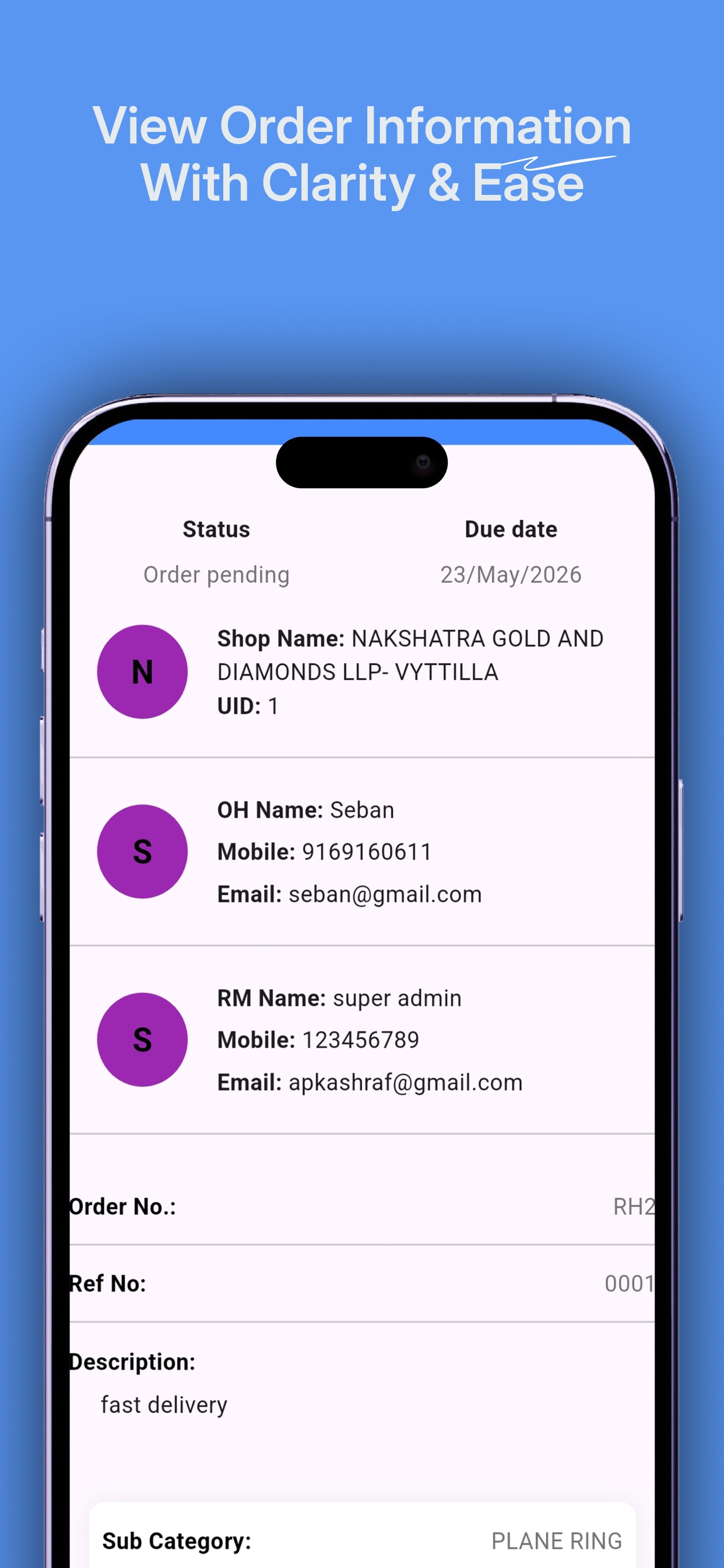 Screenshot 2 of Jewlsta Customer