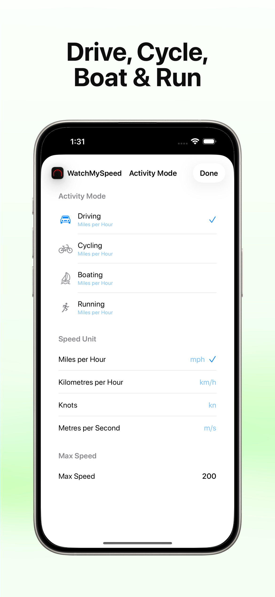 WatchMySpeed - Speedometer GPS screenshot 3