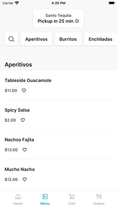 App screenshot