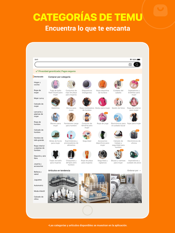 Temu: compra como millonario App Store preview screenshot 11