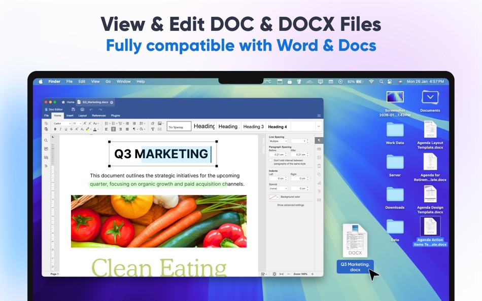 #2. Document Editor: Edit Docs (macOS) 作者: Muhammad Ishfaq
