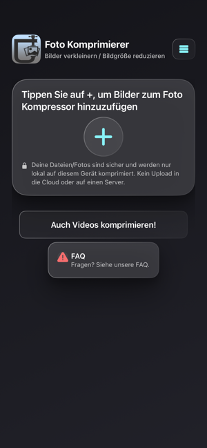 Foto Komprimierer Screenshot