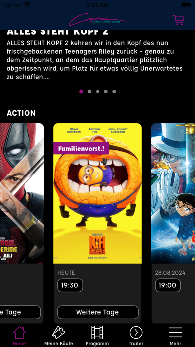 Capitol Cinema Center Werne Screenshot