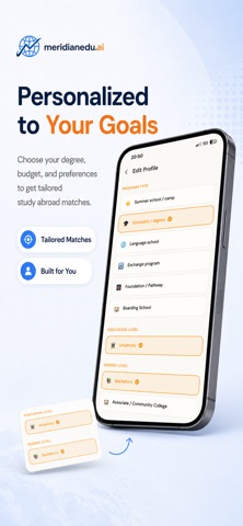 Meridian: Study Abroad AI screenshot