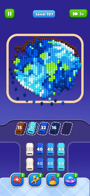 Blocky Flow -Color Sort Puzzle screenshot 4