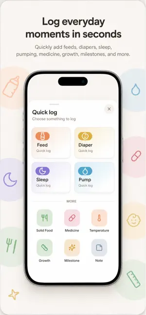 Miela Baby: Baby Tracker screenshot 2