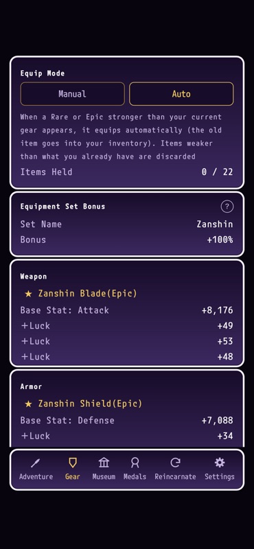 グラインドクロール：放置系ハクスラRPG screenshot 3