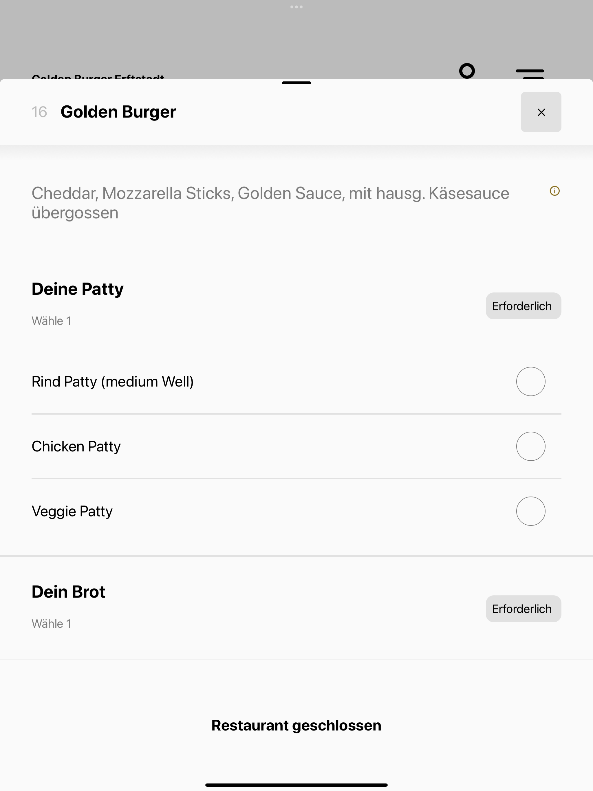 Golden Burger Erftstadt