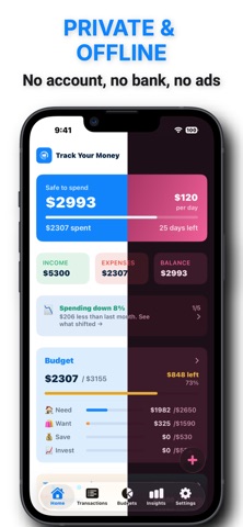 TYM: Budget & Expense Tracker Screenshot 7 of 8