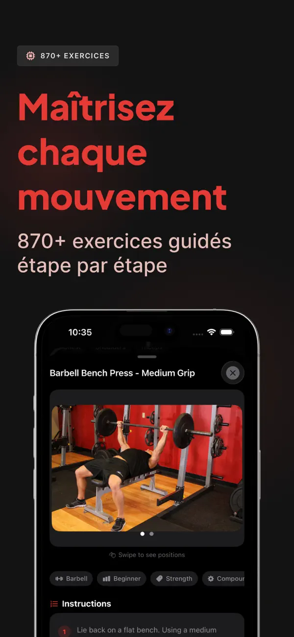 Screenshot #3 pour BCAA: Carnet de Musculation