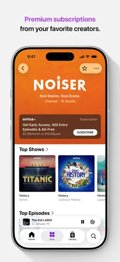 Apple Podcasts iPhone Screenshot 2