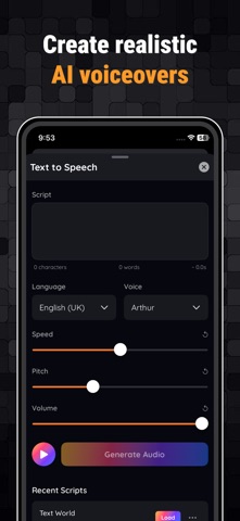 YT Create screenshot