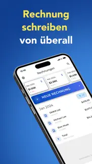 rechnung schreiben invoice fly iphone bildschirmfoto 1