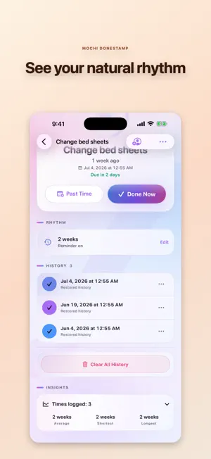 Mochi DoneStamp: Last Time screenshot 4