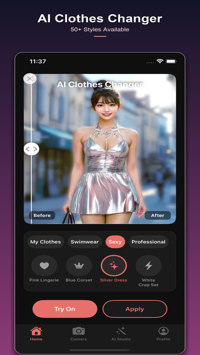 Screenshot #3 pour LumiFace - AI Photo & Try-On