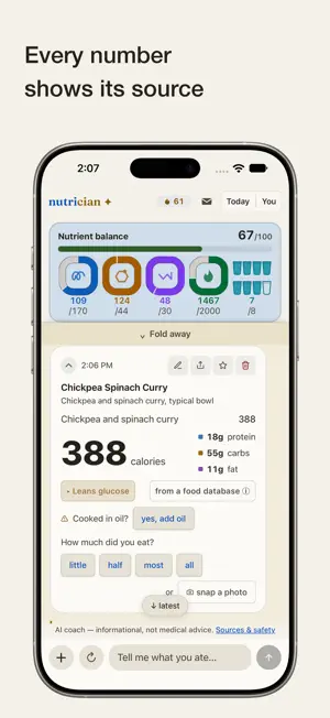 Nutrician: Macro Food Tracker screenshot 1
