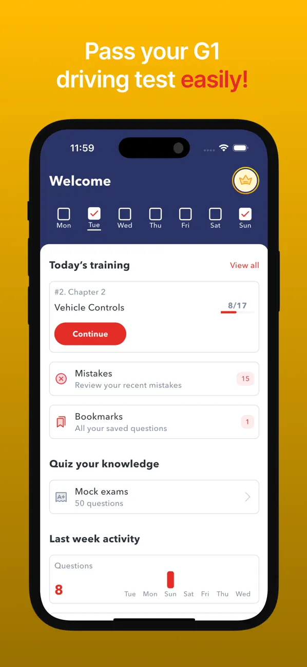 Screenshot #1 pour Canada Driving Test G1 2025