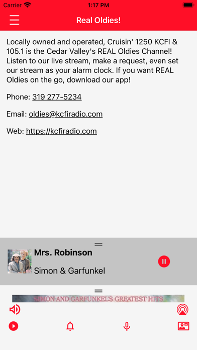 Cruisin 1250 KCFI & 105.1 Screenshot 3 - AppWisp.com Cruisin 1250 KCFI & 105.1 Screenshot 3 - AppWisp.com