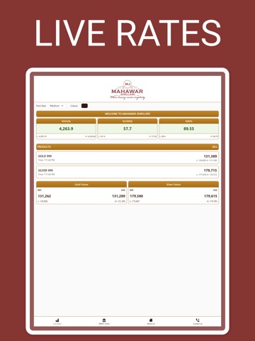 Mahawar Jewellers iPad screenshot