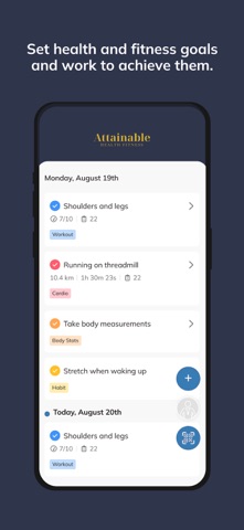 Attainable Health and Fitness screenshot