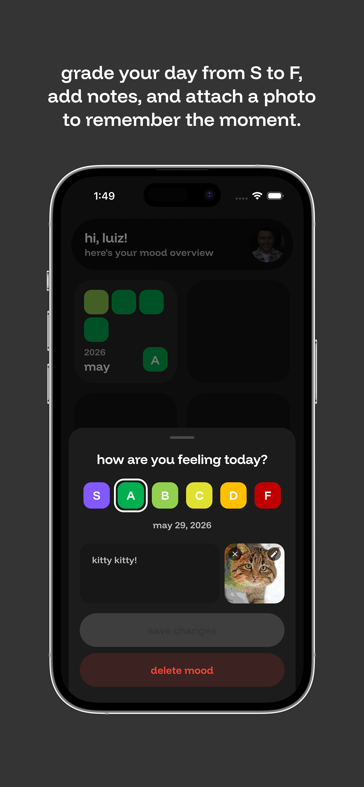 moodoo - mood tracker screenshot 3