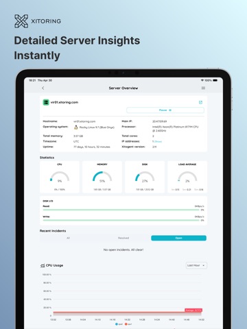 Xitoring ipad screenshot 4