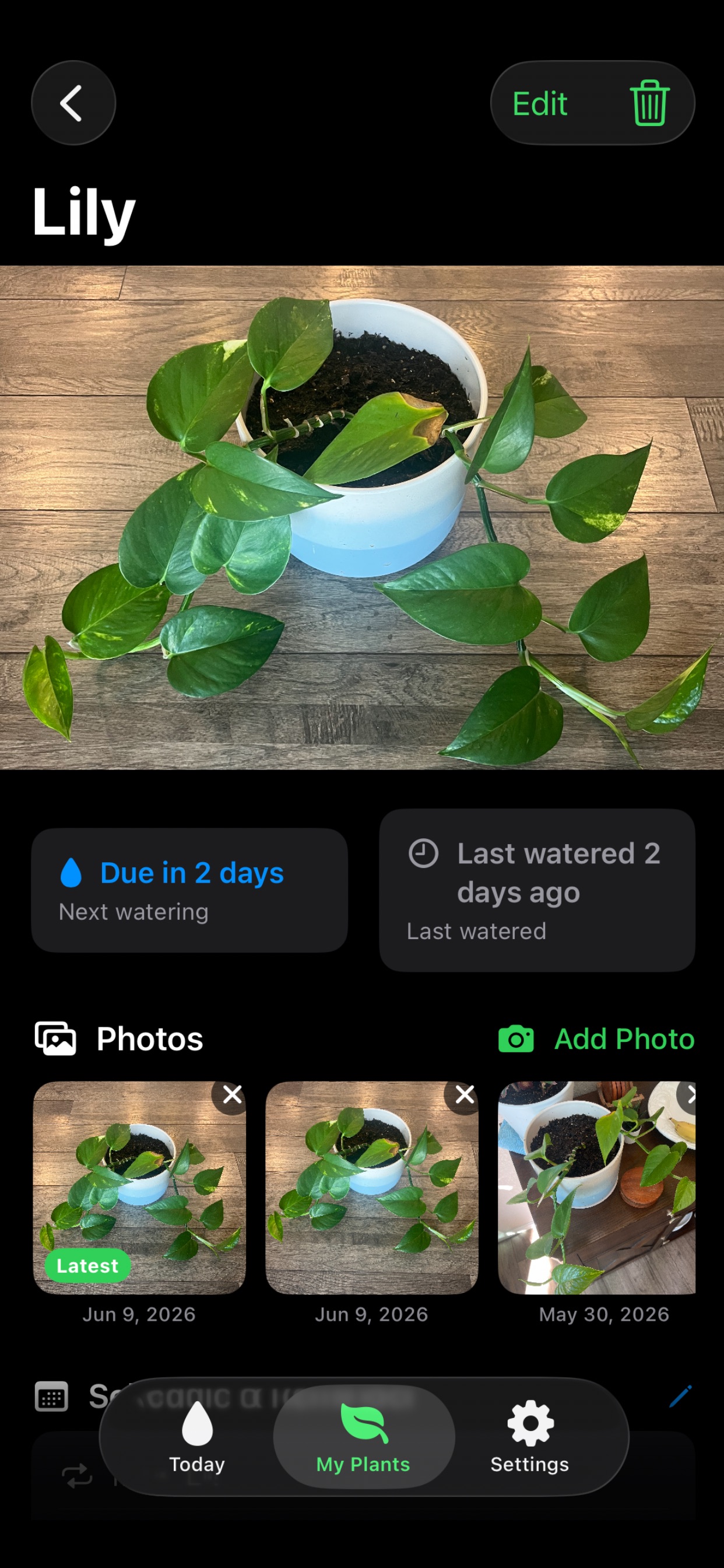 Screenshot 3 of Dewdrop: Watering Reminder