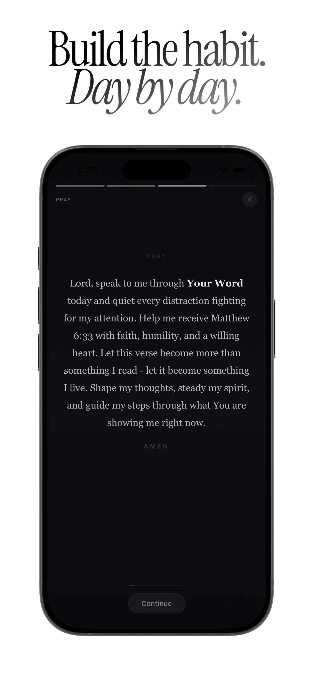 Day Three — Bible & Chat