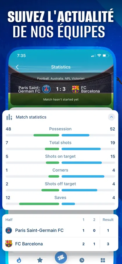 Screenshot 5 von 6 zu Paris Sportifs ― 1xBet CI