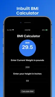 body weight loss tracker iphone screenshot 4