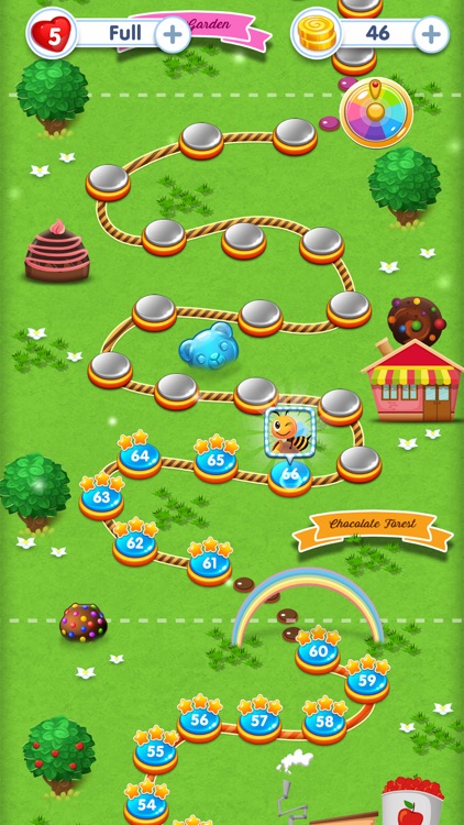 Bee Rush: Match 3 Candy Puzzle