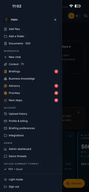 Helm: Business Analytics screenshot 4