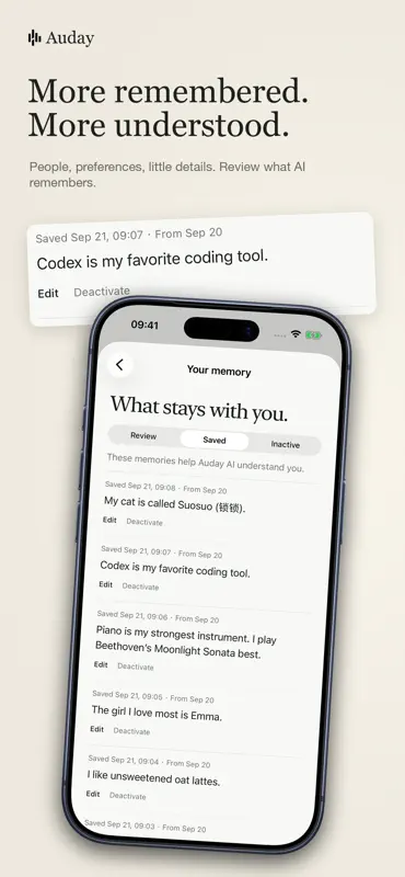Auday - All-Day Watch Recorder screenshot 8 of 9