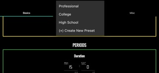 BT Football Scoreboard のスクリーンショット