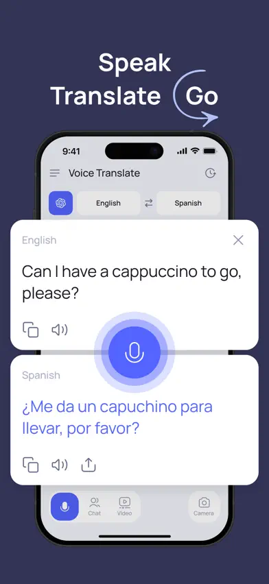 Translator: Voice & Video screenshot 1