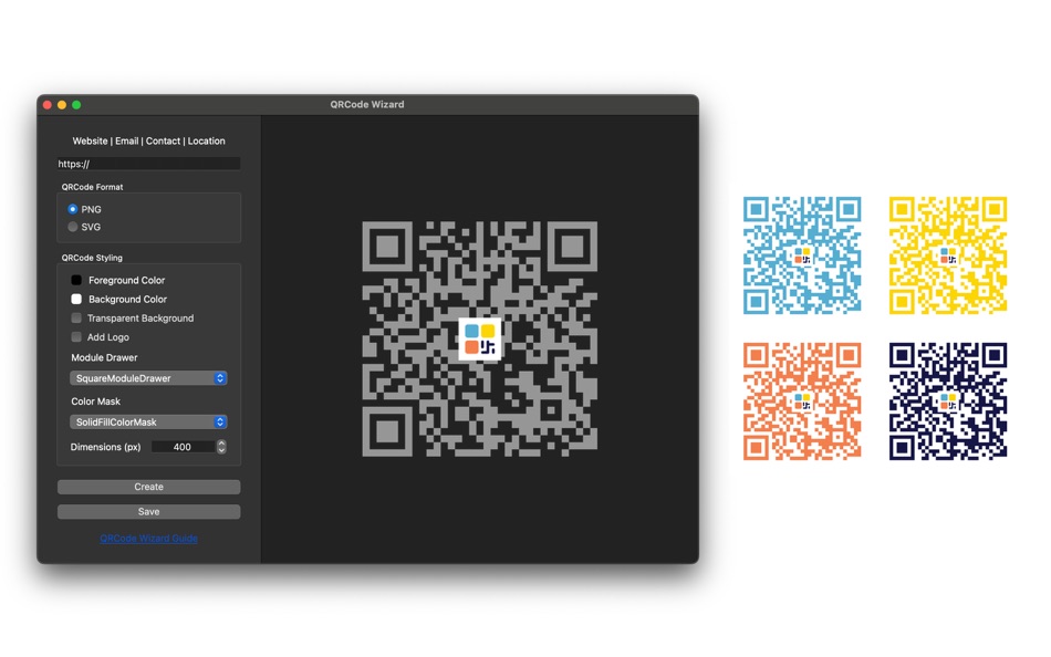 #2. QRCode Wizard (macOS) 由: Cyprian Mengich