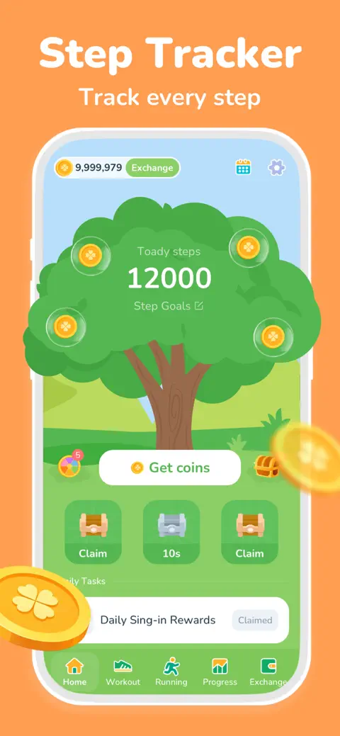 StepVital: Pedometer & Running screenshot